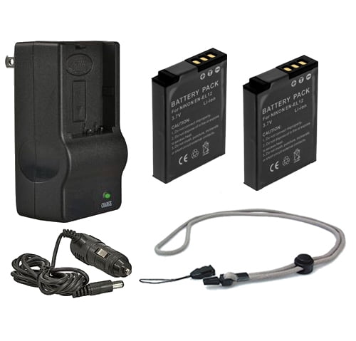 Nikon Coolpix P300 High Capacity Batteries (2 Units) + AC/DC