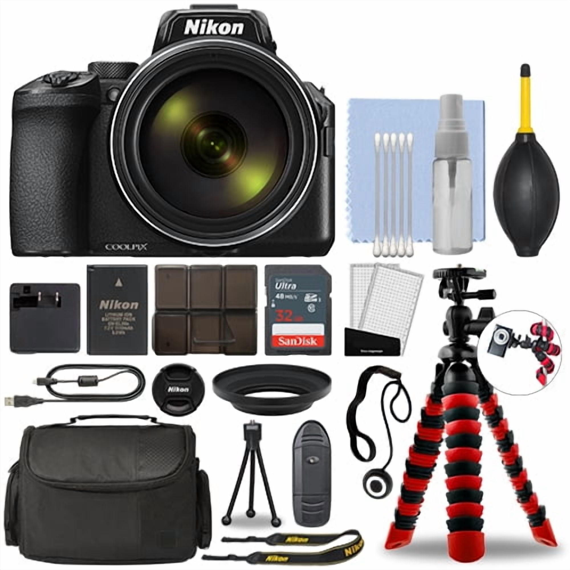Nikon COOLPIX P950 本体 三脚 etc Nikon Coolpix P950 Digital Camera with 83x Zoom + Flex Tripod 32GB