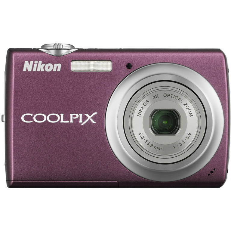Nikon Coolpix S220 10 Megapixel Compact Camera, Plum