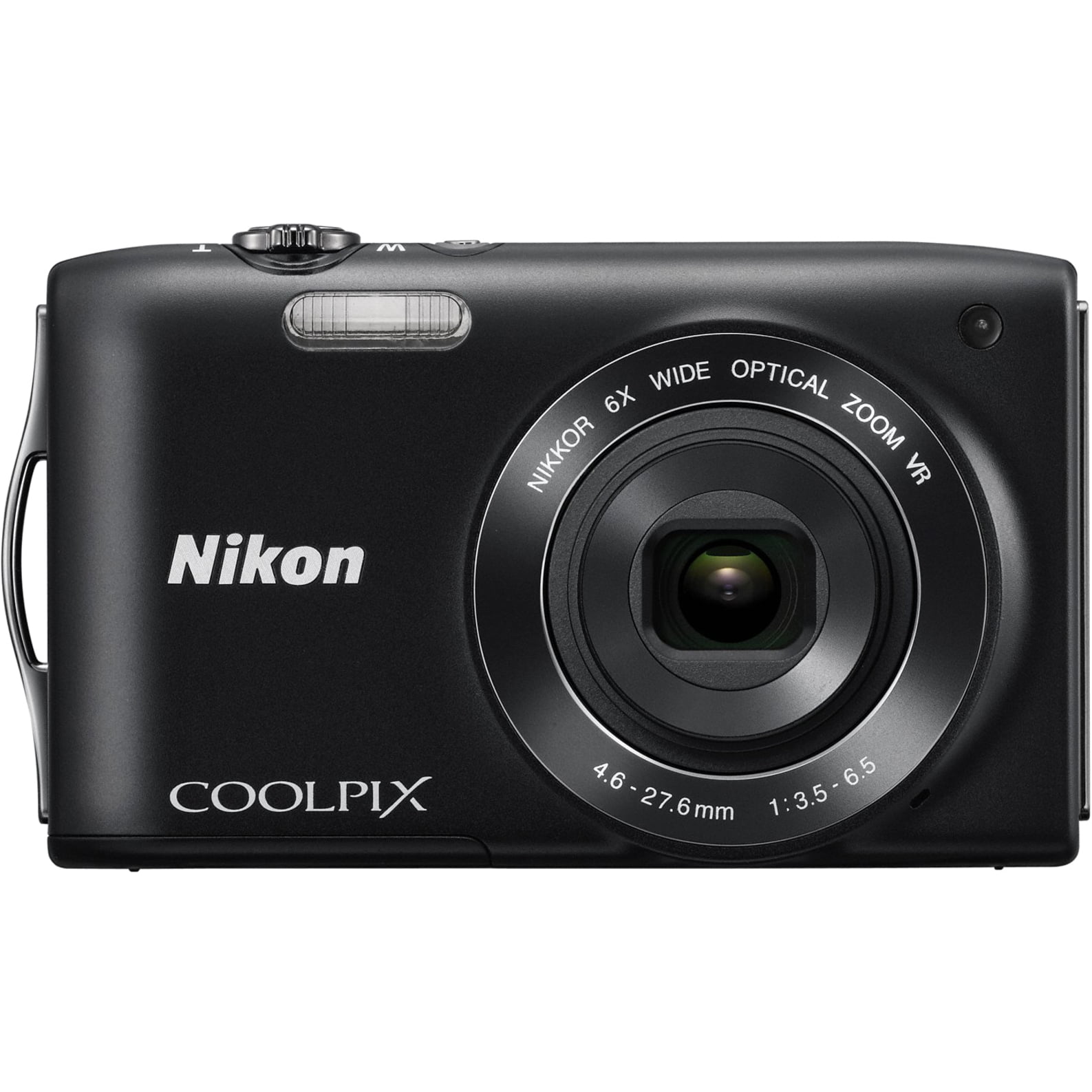 Nikon Coolpix S3300 16 Megapixel Compact Camera, Black - Walmart.com