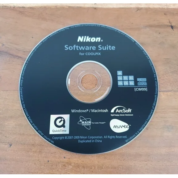 Nikon Coolpix Software Suite Cw09 Cd 2007-2009 For Windows / Macintosh