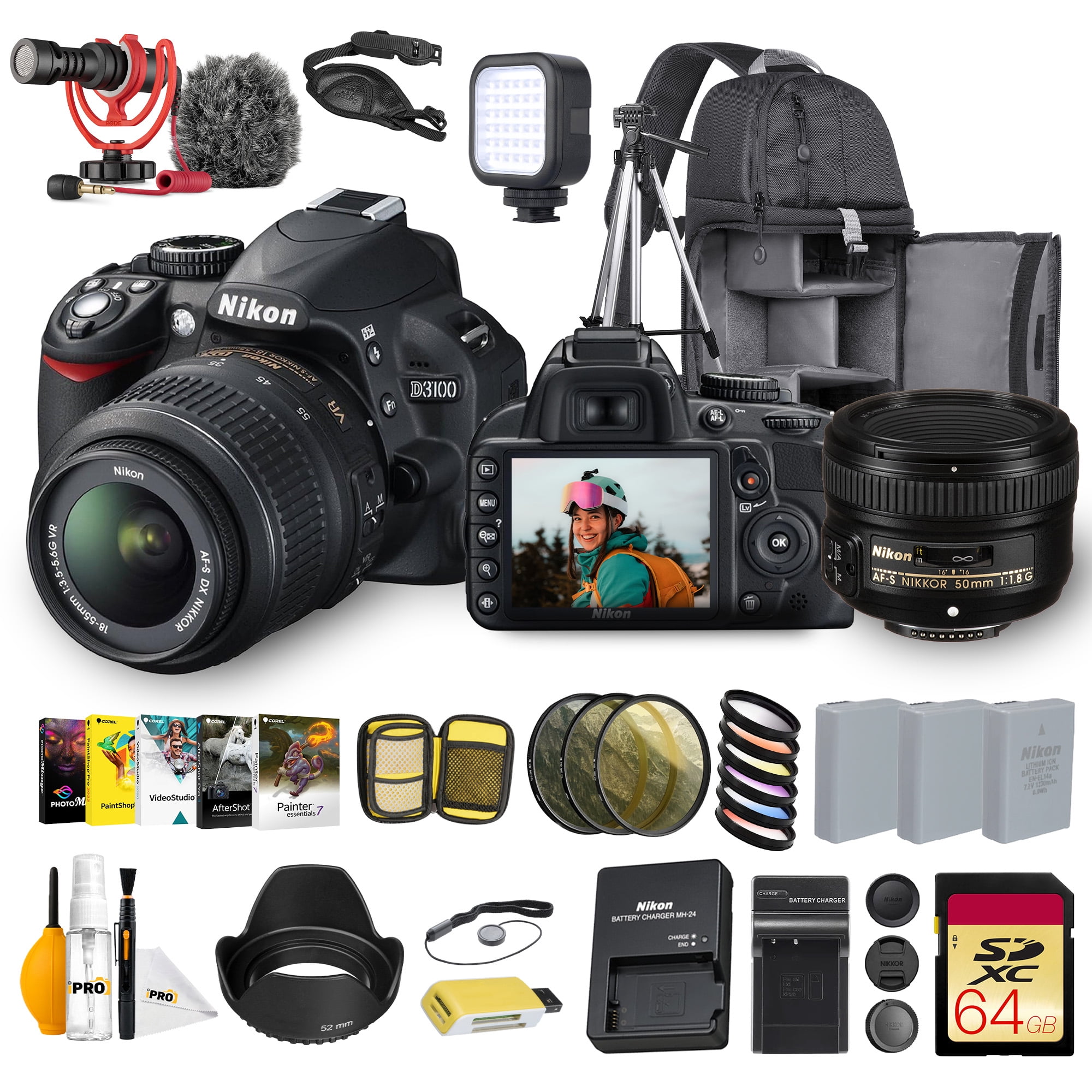 Nikon D3200 Bundles with Camera Kits