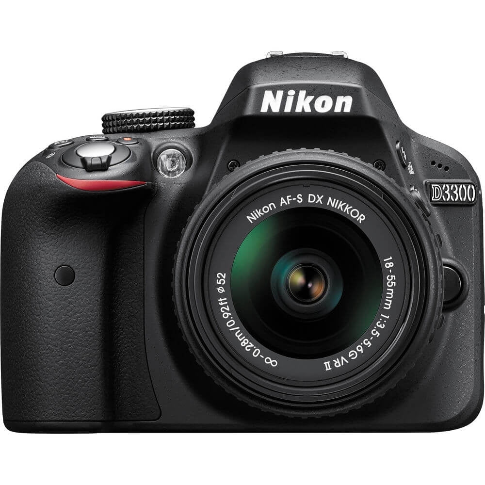 Nikon ニコン D3300 ブラック Nikon D3300 Kit (Black) 24-megapixel DSLR w/18-55mm DX VR II lens