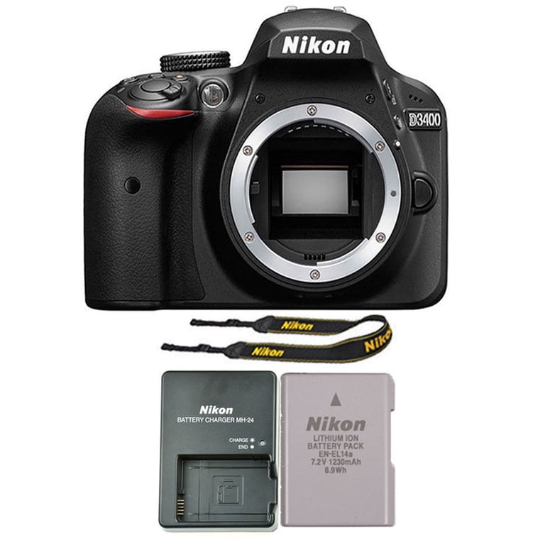 Nikon D3400 24MP Digital SLR Camera Body Only - Black Nikon D3400 24MP Digital SLR Camera Body Only - Black