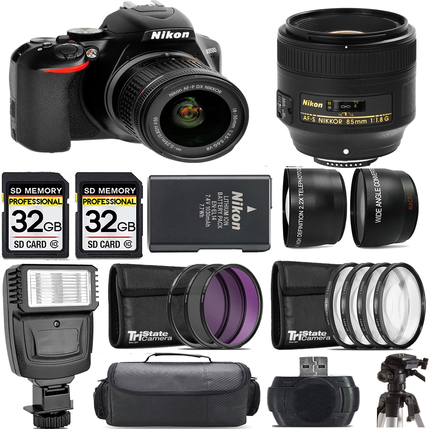 【美品】Nikon D3100 18-55 VR Kit Nikon D3100 VR Nikkor AF-S 18-55mm Lens Kit 14.2MP DSLR Digital