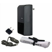 كاميرا نيكون D40x Off Intelligent AC &amp; DC Rapid Charger + Nwv Direct Microfiber Cleaning Cloth.