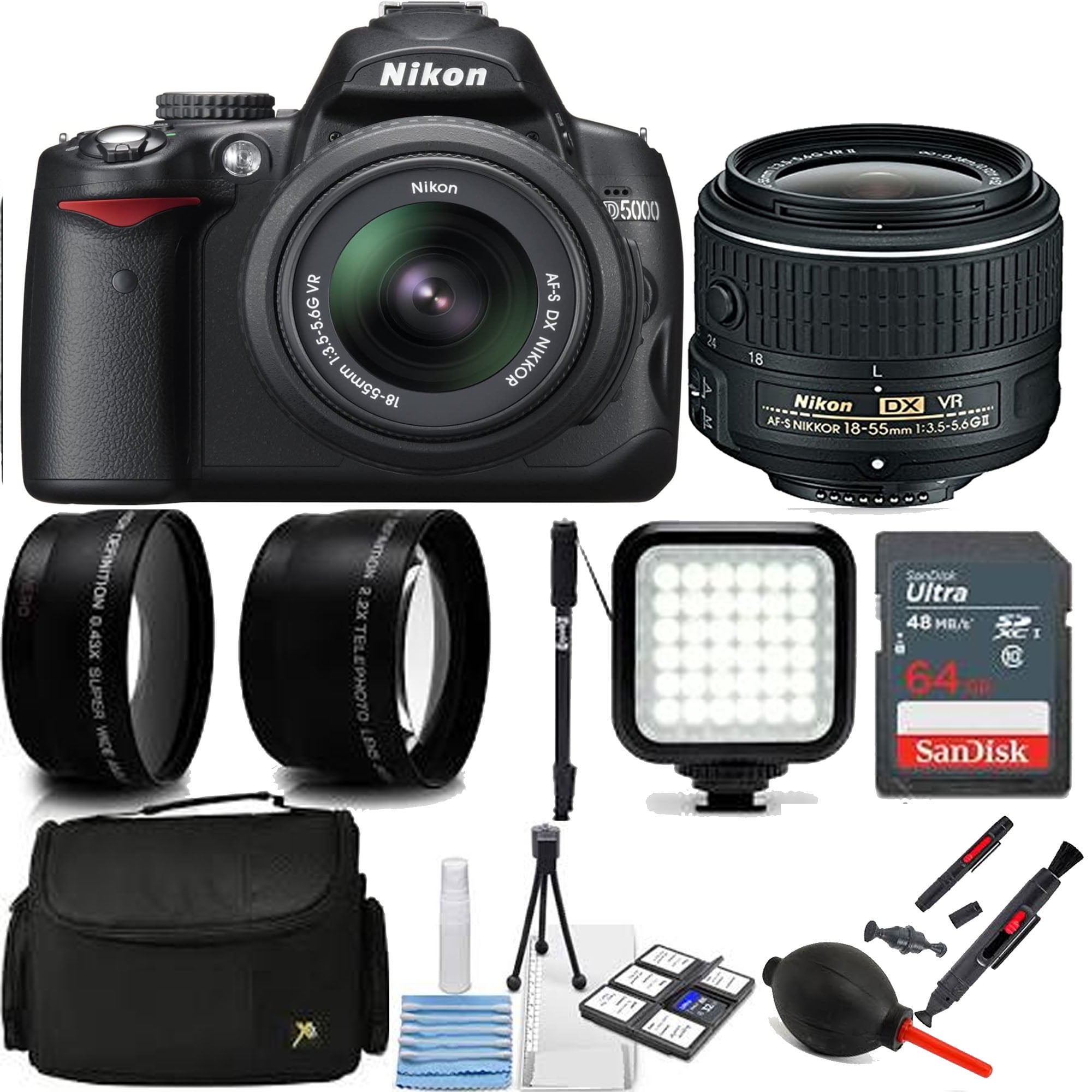 Nikon D3200 24.2 MP CMOS Digital SLR with 18-55mm f/3.5-5.6 Auto Focus-S DX  VR NIKKOR Zoom Lens (Black) (OLD MODEL)