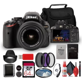 Nikon D5100 DSLR Camera Bundle with 18-55mm VR Lens, 64GB SD Card & Camera Bag (International Model)