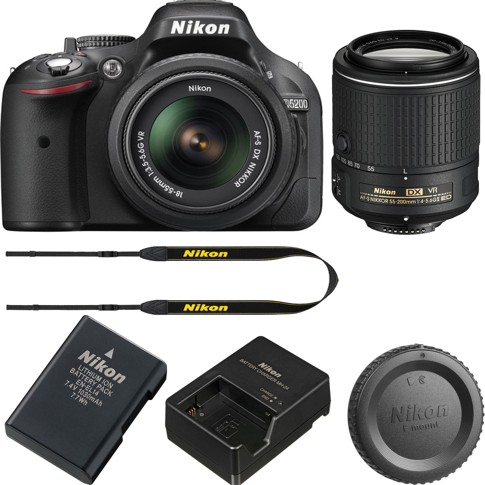 Nikon D5200/D5600 DSLR Camera with 18-55mm f/3.5-5.6G ED II Nikon D5200/D5600 DSLR Camera with 18-55mm f/3.5-5.6G ED II