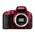 thumbnail image 1 of Nikon D5500 - Digital camera - SLR - 24.2 MP - APS-C - 3x optical zoom AF-S DX 18-55mm VR II lens - Wi-Fi - red, 1 of 4