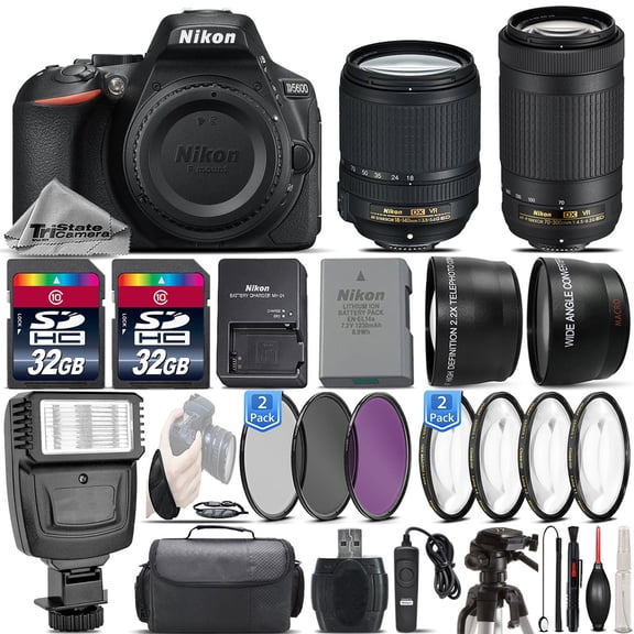 Nikon D5600 DSLR Camera - Kit J10 (International Version)