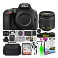 thumbnail image 1 of Nikon D5600 24.2MP DSLR Digital Camera with AF-P DX 18-55mm Lens (1576) Bundle with Sandisk 64GB SD Card + Camera Bag + Filter Kit + Editing Software + Spare Battery, 1 of 7