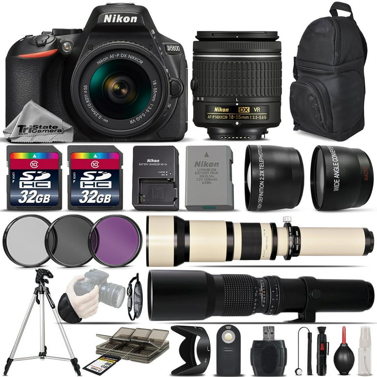 フィルムカメラ Nikon D5600 18-55VR 70-300VR kit Amazon.com