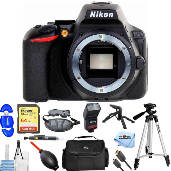 Nikon D5600 DSLR Camera (Body Only) Bundle 2 (International Model)