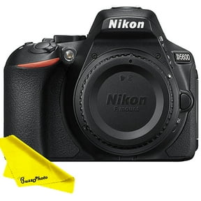 Nikon D5600 DSLR Camera (Body Only) with FREE Buzz-Photo Cleaning Cloth