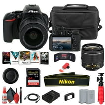 Nikon D5600 DSLR Camera W/ 18-55mm Lens 1576  - Basic Bundle