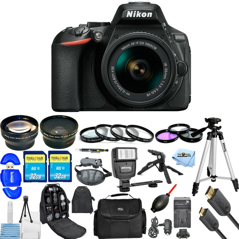 Nikon D5600 DSLR Camera W/ AF-P DX NIKKOR 18-55mm ALL YOU NEED
