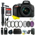 thumbnail image 1 of Nikon D5600 DSLR Camera with 18-55mm Lens + Buzz-Photo Advanced kit, 1 of 5