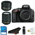 thumbnail image 1 of Nikon D5600 DSLR Digital Camera + Nikon AF-S DX NIKKOR 18-140mm f/3.5-5.6G ED VR Lens + Nikon AF-S NIKKOR 50mm f/1.8G Lens + Pixi Starter Bundle Kit, 1 of 4