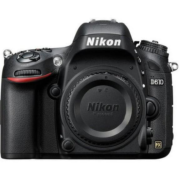 Nikon D610 24.3MP Digital SLR Camera - Black (Body Only)
