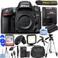 thumbnail image 1 of Nikon D610 DSLR Camera (Body Only) Bundle Includes: Sandisk Ultra 32GB SD, LED Light Kit, Tripod, Gadget Bag, HDMI Cable and More, 1 of 7