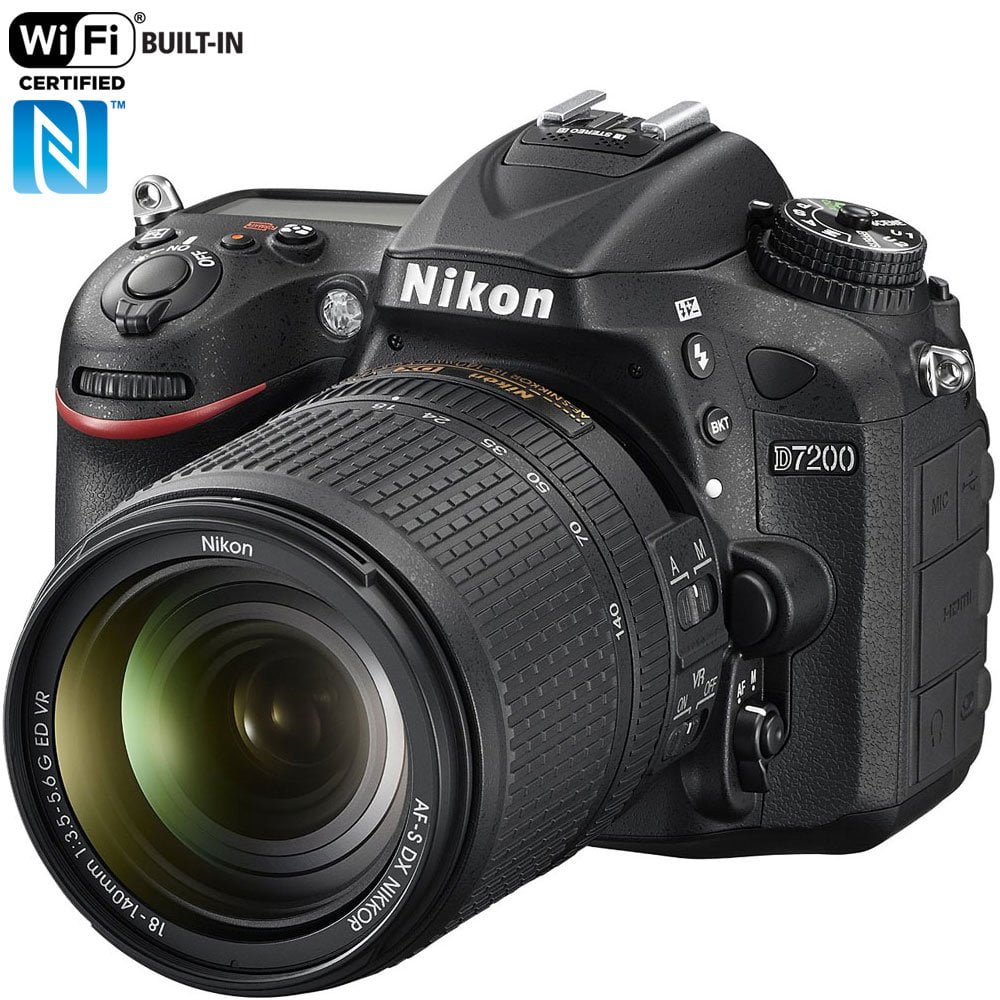 Nikon Professional D7200 DSLR Camera, 24.2 MP DX-Format, 18 Nikon Professional D7200 DSLR Camera, 24.2 MP DX-Format, 18