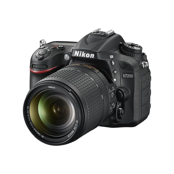 Nikon D7200 DX-format DSLR w/ 18-140mm VR Lens (Black)