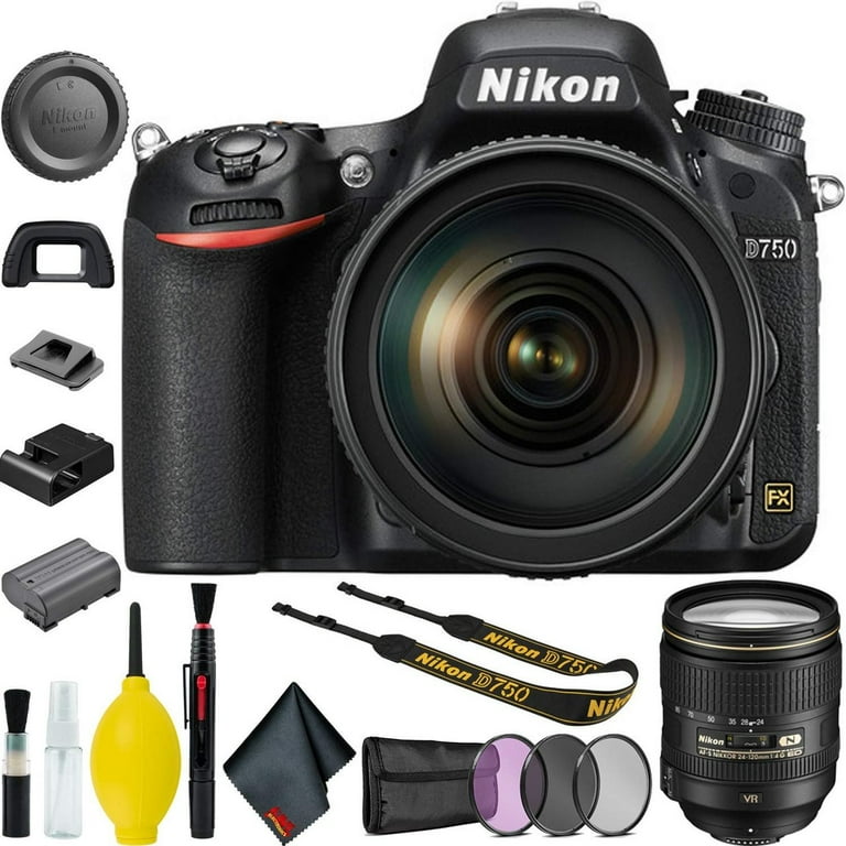 Nikon D750 24ー120F4 セット Nikon D750 DSLR Camera with 24-120mm Lens Basic Bundle
