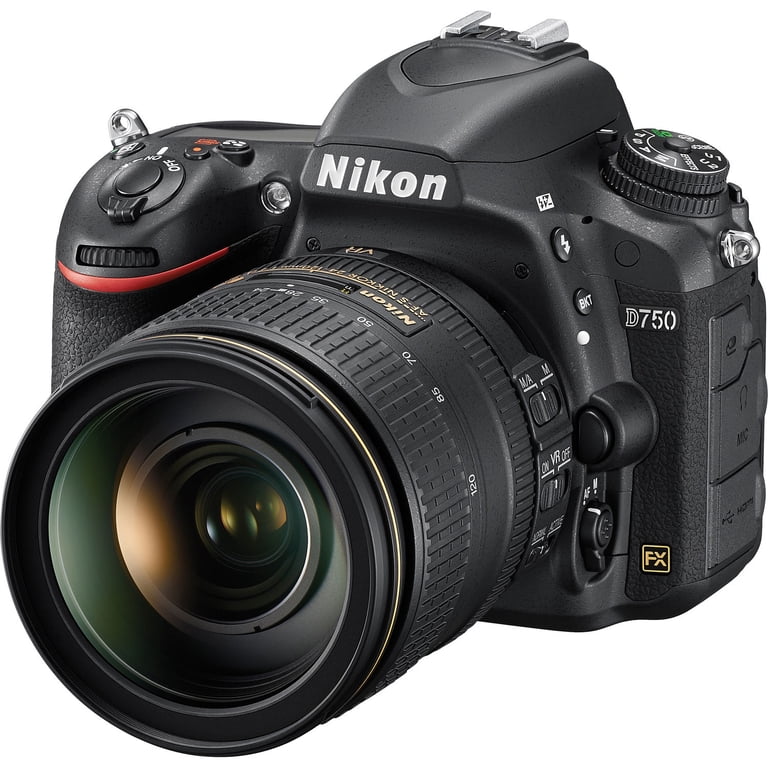 デジタルカメラ Nikon D750 FX, NIKKOR 18-55mm f/3.5-5.6G Nikon D750 DSLR Camera with 24-120mm Lens - Walmart.com