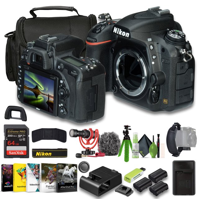 Nikon D750 FXformat Digital SLR Camera + 2x ENEL15C Battery + Memory