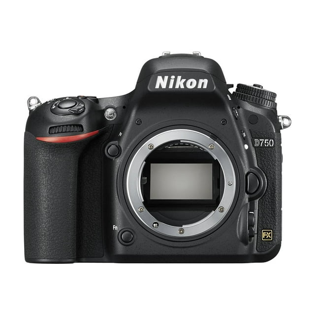 Nikon D750 - Filmmaker's Kit - digital camera - SLR - 24.3 MP - Full Frame - 1080p AF-S 35mm, 50mm and 85mm f/1.8G lenses - Wi-Fi