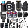 thumbnail image 1 of Nikon D7500 Camera + AF-S 18-140mm VR - 3 Lens Kit + Flash + 1yr Warranty + 32GB (International Version), 1 of 7