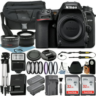 Nikon D3500 24.2MP DSLR Camera (Body Only, No Lens Included) 33895 Starter  Bundle with 32GB SD, Memory Card Reader, Gadget Bag, Blower, Microfiber
