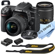 Nikon D7500 DSLR Camera Kit with 18-55mm VR Lens Built-in Wi-Fi20.9 MP CMOS Sensor EXPEED 5 Image Processor HD 1080p Video Recording at 30 fps International Version