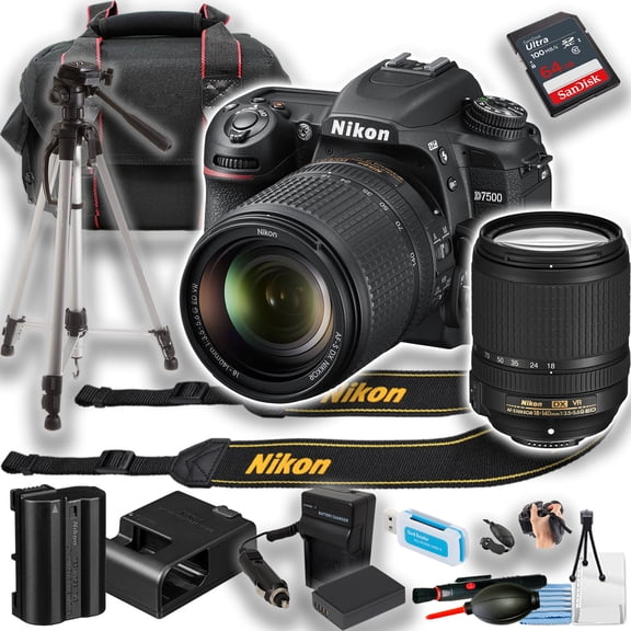 Nikon D7500 DSLR Camera with 18-140mm Lens