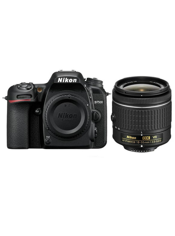 Nikon D7500 DX-format Digital SLR Camera with Nikon 18-55 Lens, Wi-Fi (New) (Int. Model)