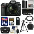 thumbnail image 1 of Nikon D7500 Wi-Fi 4K Digital SLR Camera with 18-140mm VR DX Lens with 64GB Card Battery Case Tripod 3 Filters Remote Kit, 1 of 7