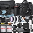 thumbnail image 1 of Nikon D780 DSLR Camera with AF NIKKOR 50mm f/1.8D Lens + 64GB Card + Case + Wideangle + Tripod + ZeeTech Accessory Bundle (International Version), 1 of 10