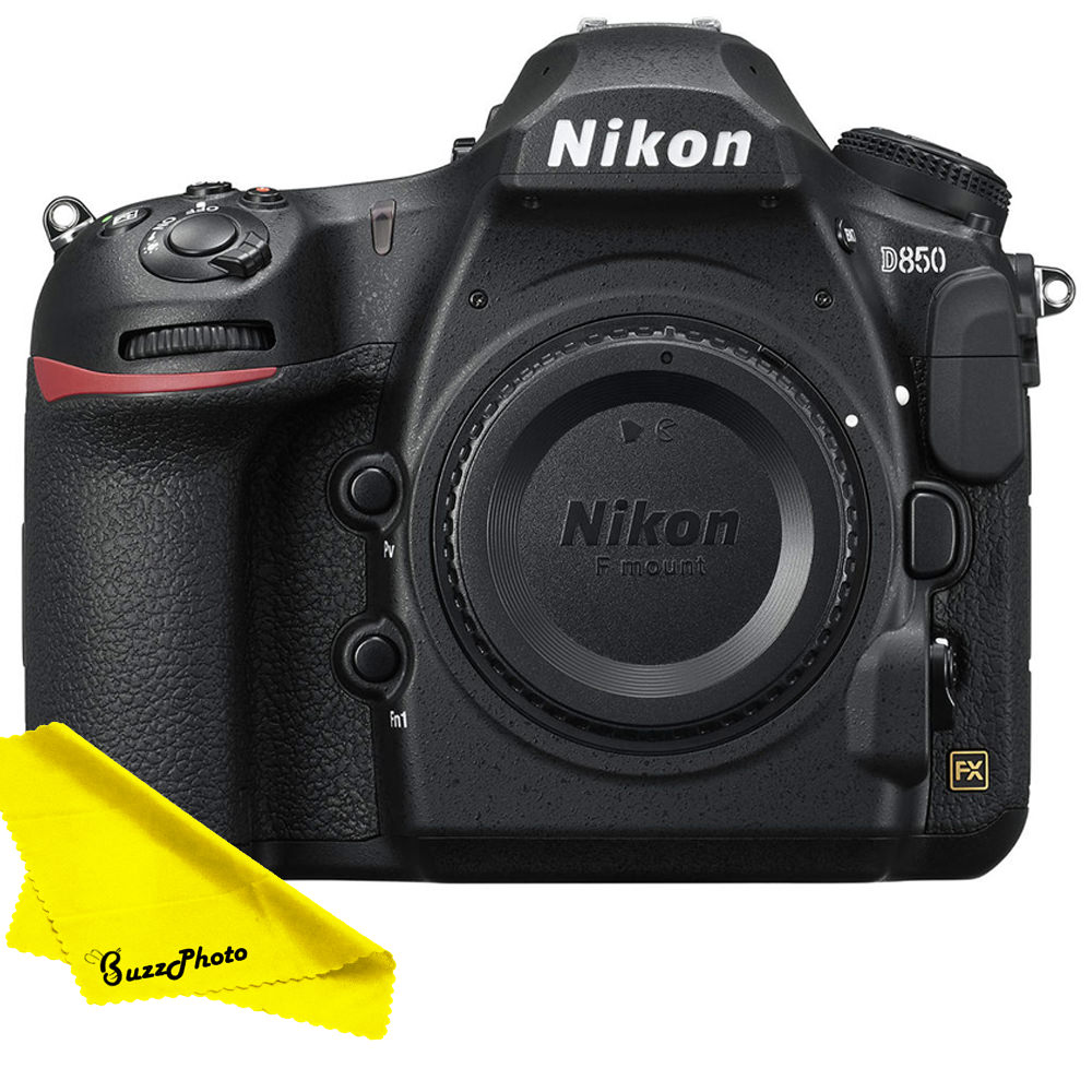 Nikon D850 DSLR Camera (Body Only) with FREE Buzz-Photo Cleaning Cloth - image 1 of 2