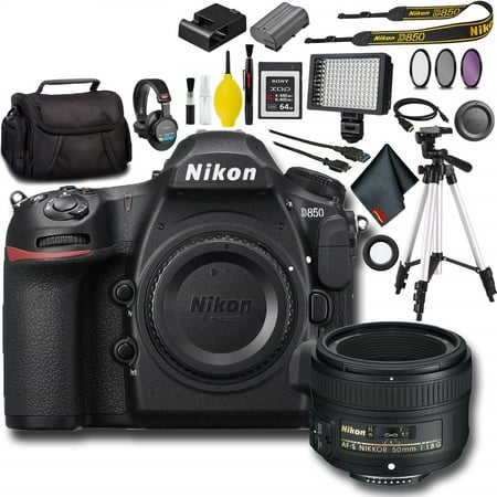 Nikon D850 DSLR Camera (Intl Model) Master Bundle