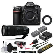 Nikon D850 DSLR Camera 45.7MP Full Frame with 200-500mm f/5.6 Lens 4K Video Bundle 64GB Card Battery Mic Bag International Model