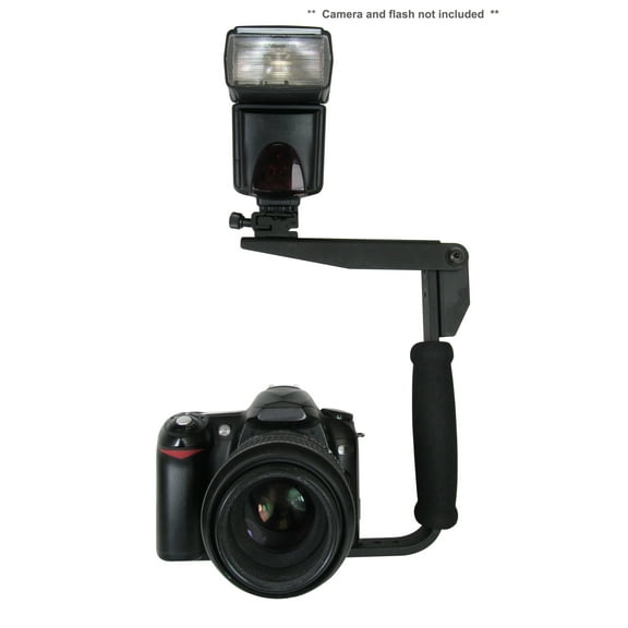 Panasonic Lumix DC-GX850 Flash Bracket (PivPo® Pivoting Positioning) 180 Degrees (Standard Shoe)