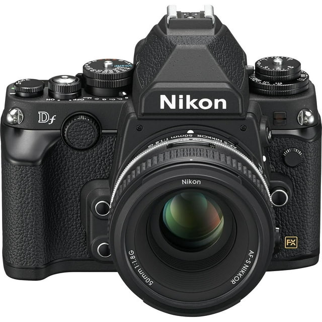 Nikon Df 16.2 Megapixel Digital SLR Camera with Lens, 1.97", Black