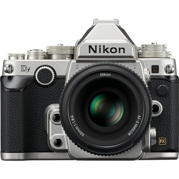 Nikon Df 16.2 Megapixel Digital SLR Camera with Lens, 50 mm, Silver