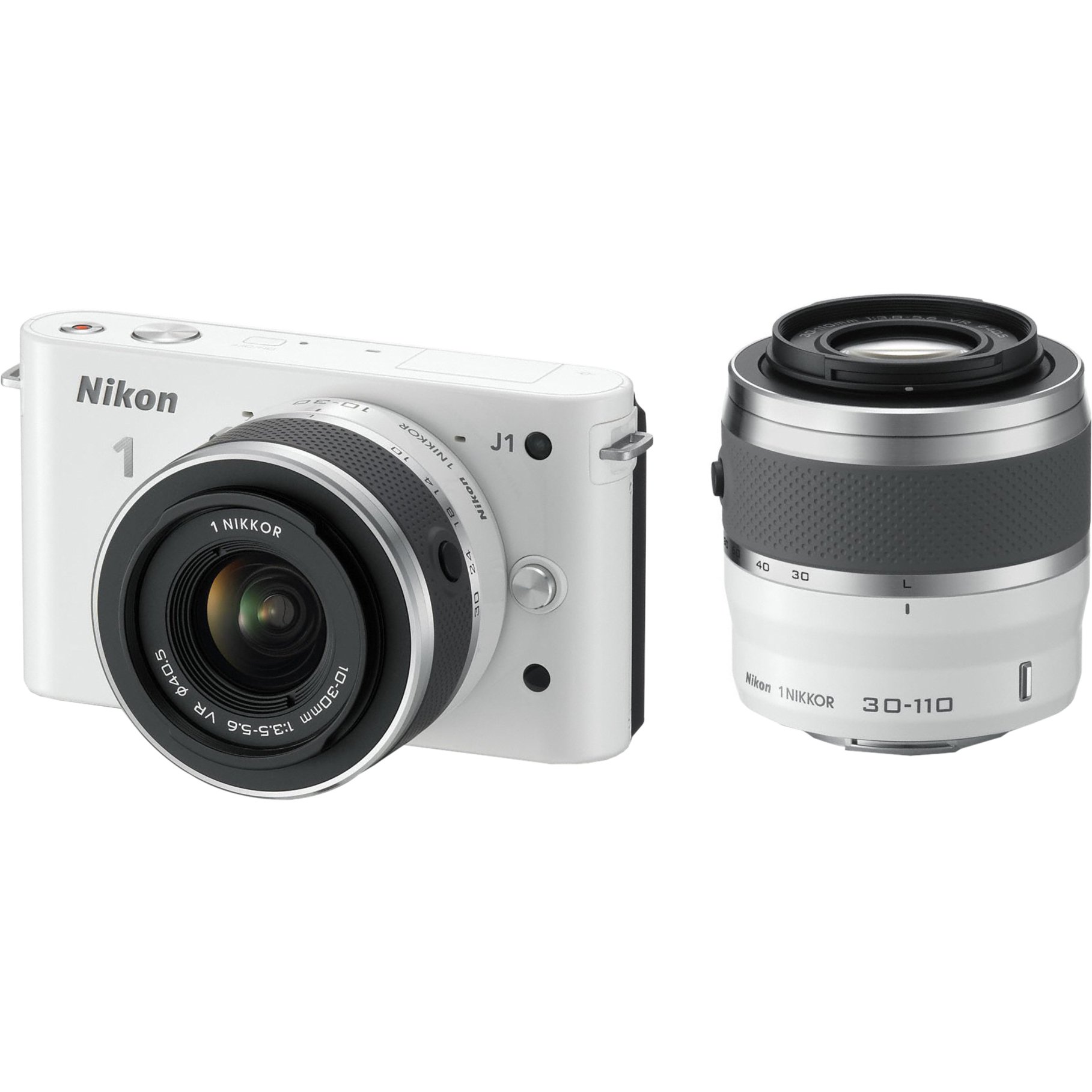 Nikon J1 10.1 Megapixel Mirrorless Camera with Lens, 0.39