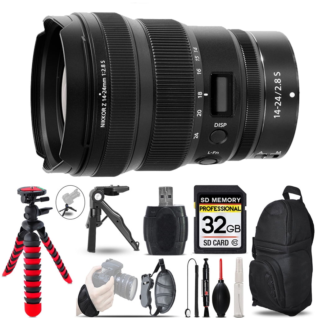 Nikon NIKKOR Z 14-24mm f/2.8 S Lens+- 32GB Accessory Kit