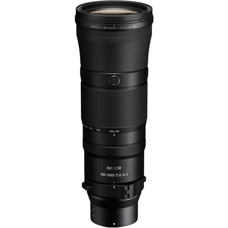 Nikon - NIKKOR Z 180-600mm f/5.6-6.3 VR Telephoto Zoom Lens for  Z Mount Cameras - Black