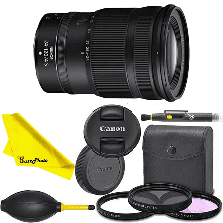 Nikon NIKKOR Z 24-120mm f/4 S - BuzzPhoto Basic Bundle - Walmart.com