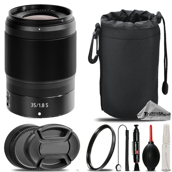 Nikon NIKKOR Z 35mm f/1.8 S Lens + UV Filter+ + Hood + Lens Pouch- Basic Kit (International Version)