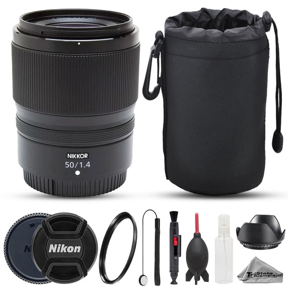 Nikon NIKKOR Z 50mm f/1.4 Lens - 8pc Starter Kit (International Version)